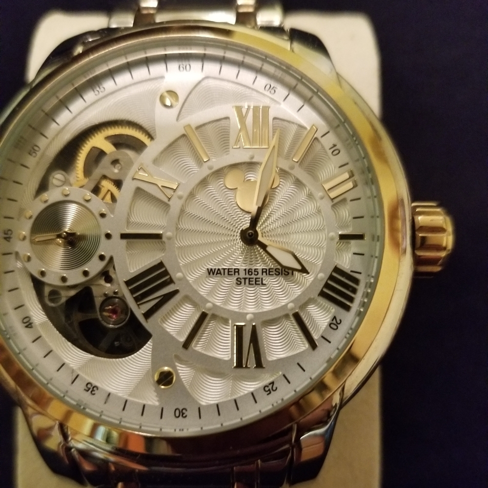 Disney Wrist Watch for Men - Gears Mickey Mouse Icon - Large